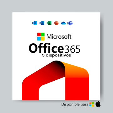 Office 365 Pro Plus 5 dispositivos – Licencia Anual (Cuenta Personalizada)